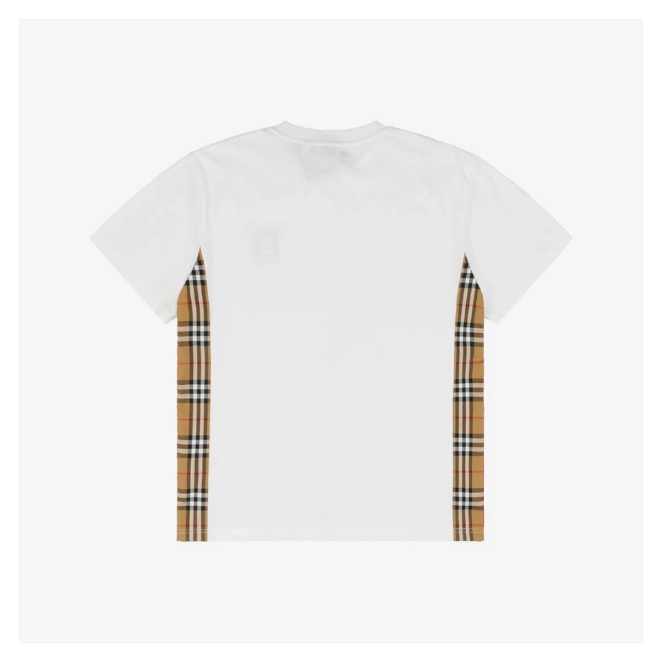 BBry Framed B Logo with Side Check Panel T-Shirt-9