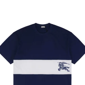 BBry Horizontal Stripe Equestrian Knight Print T-Shirt2.jpeg