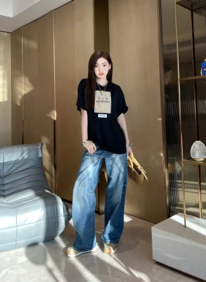 BBry Label Patchwork T-Shirt-17