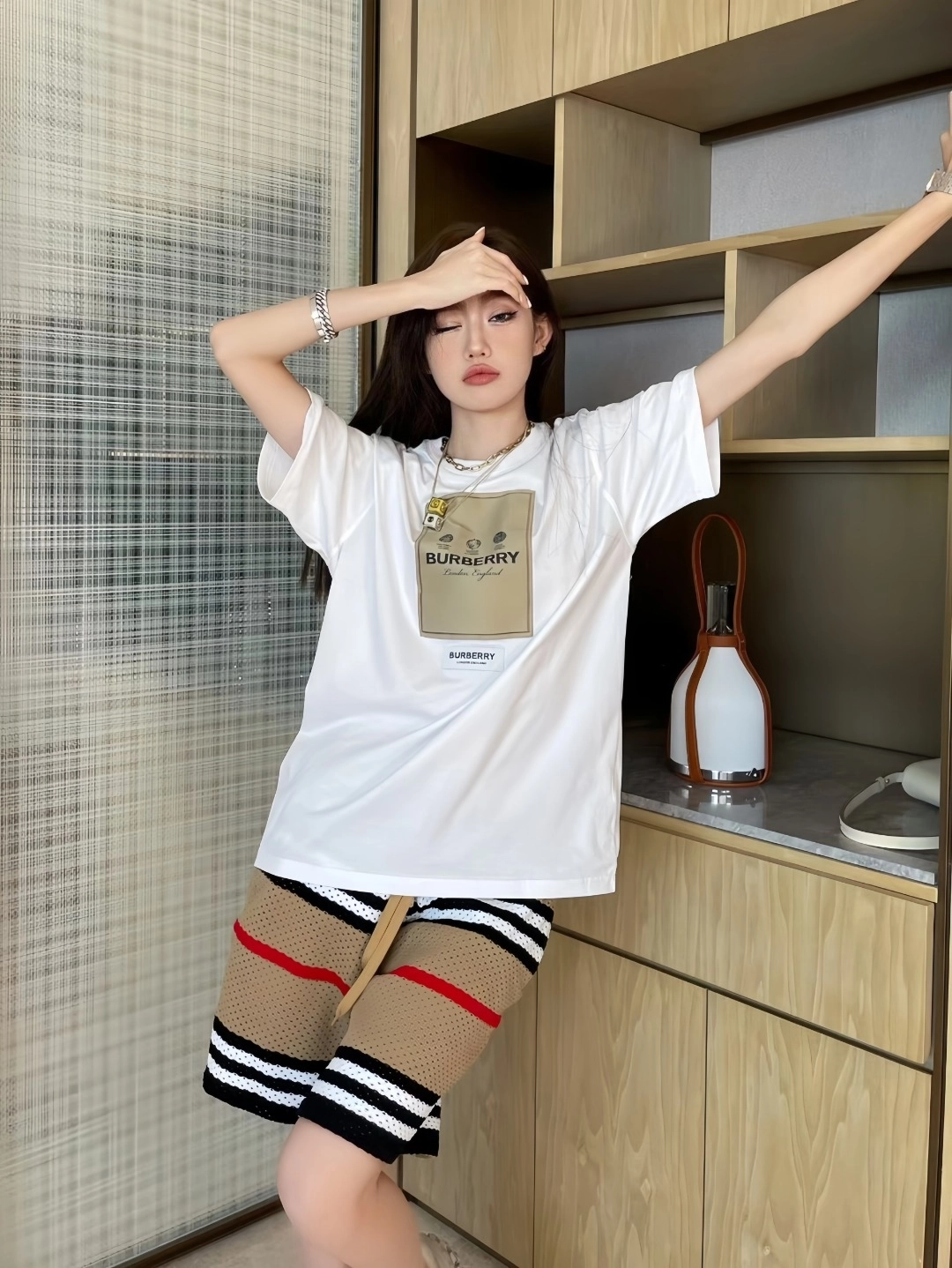 BBry Label Patchwork T-Shirt-19