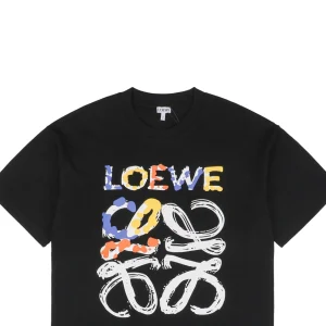 Colorful Graffiti Flower Emblem Print T-Shirt10.jpeg