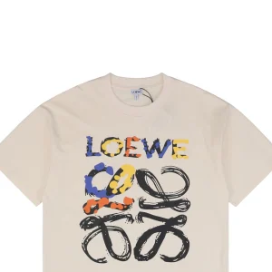 Colorful Graffiti Flower Emblem Print T-Shirt2.jpeg