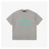 Fear Of God-Essentials Semi-Arch Silicone Lettering T-Shirt (Grey/White)