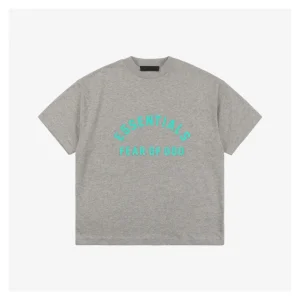 Fear Of God-Essentials Semi-Arch Silicone Lettering T-Shirt