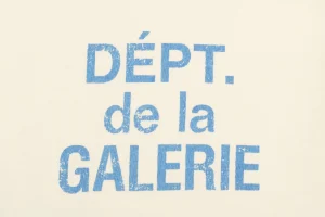Gallery Dept Blue French Letter Print T-Shirt6.jpeg
