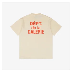 Gallery Dept California Exclusive Orange French Letter Print T-Shirt-1