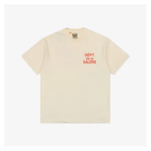 Gallery Dept California Exclusive Orange French Letter Print T-Shirt