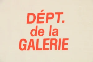 Gallery Dept California Exclusive Orange French Letter Print T-Shirt-4