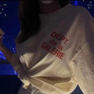 Gallery Dept California Exclusive Orange French Letter Print T-Shirt-8