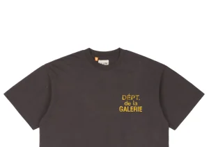 Gallery Dept Distressed French Letter Logo Print T-Shirt6.jpg