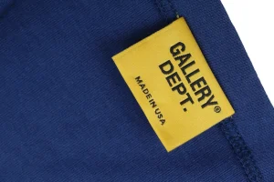 Gallery Dept Distressed White French Letter Print T-Shirt8.jpeg