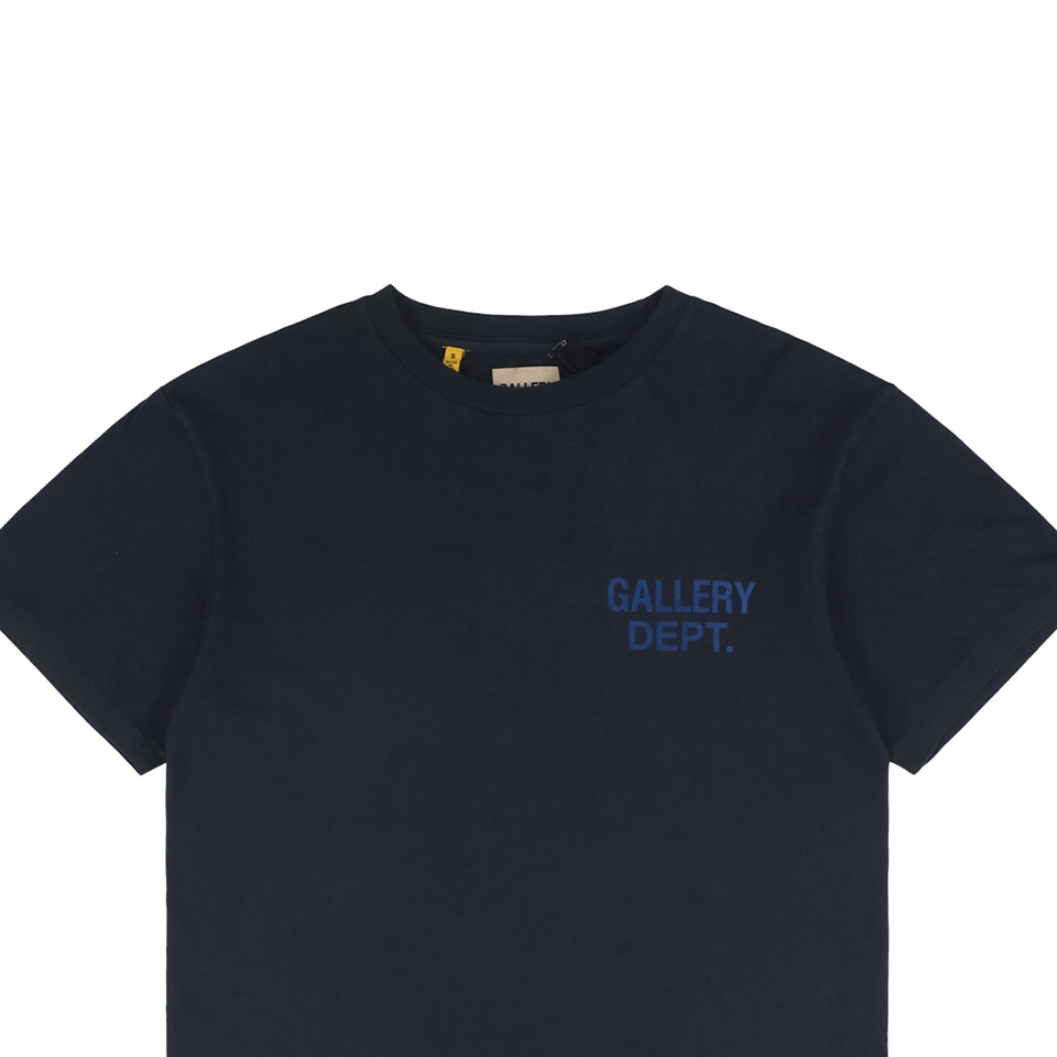 Gallery Dept Hollywood Exclusive Blue Letter Print T-Shirt2.jpeg