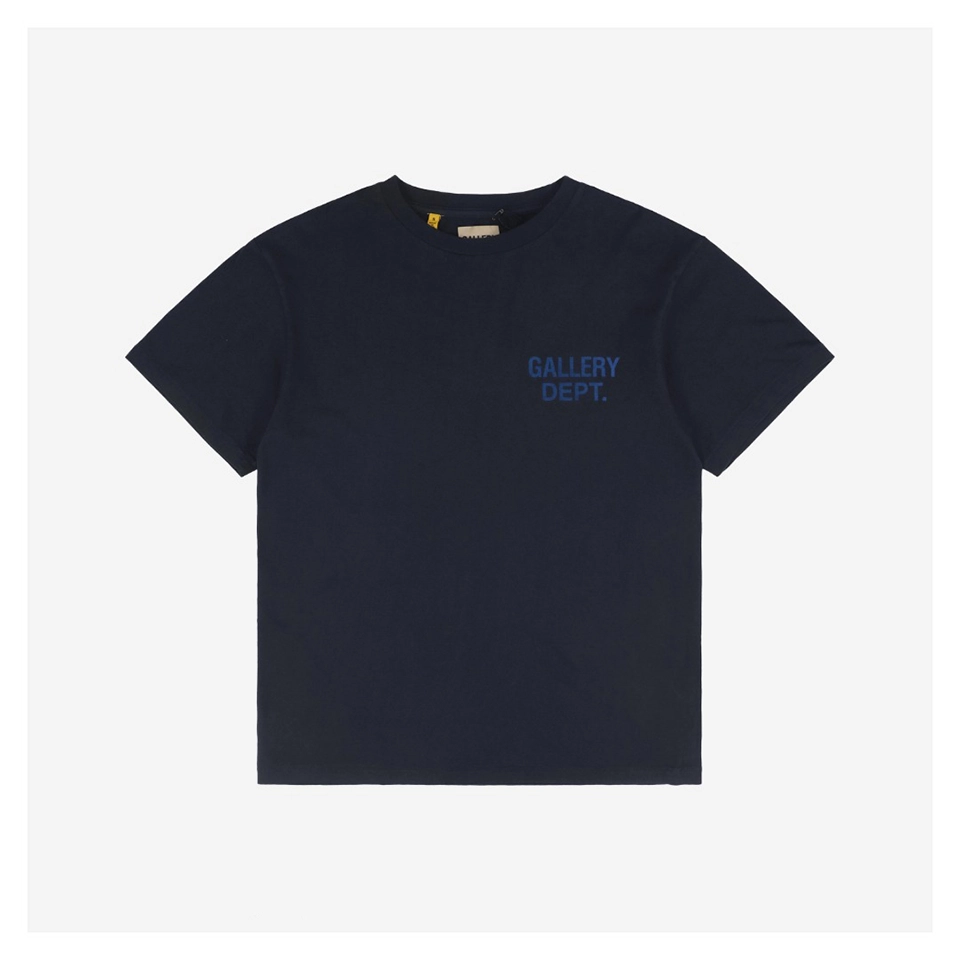 Gallery Dept Hollywood Exclusive Blue Letter Print T-Shirt