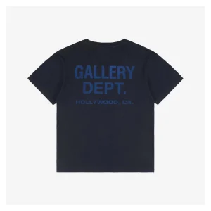 Gallery Dept Hollywood Exclusive Blue Letter Print T-Shirt5.jpeg