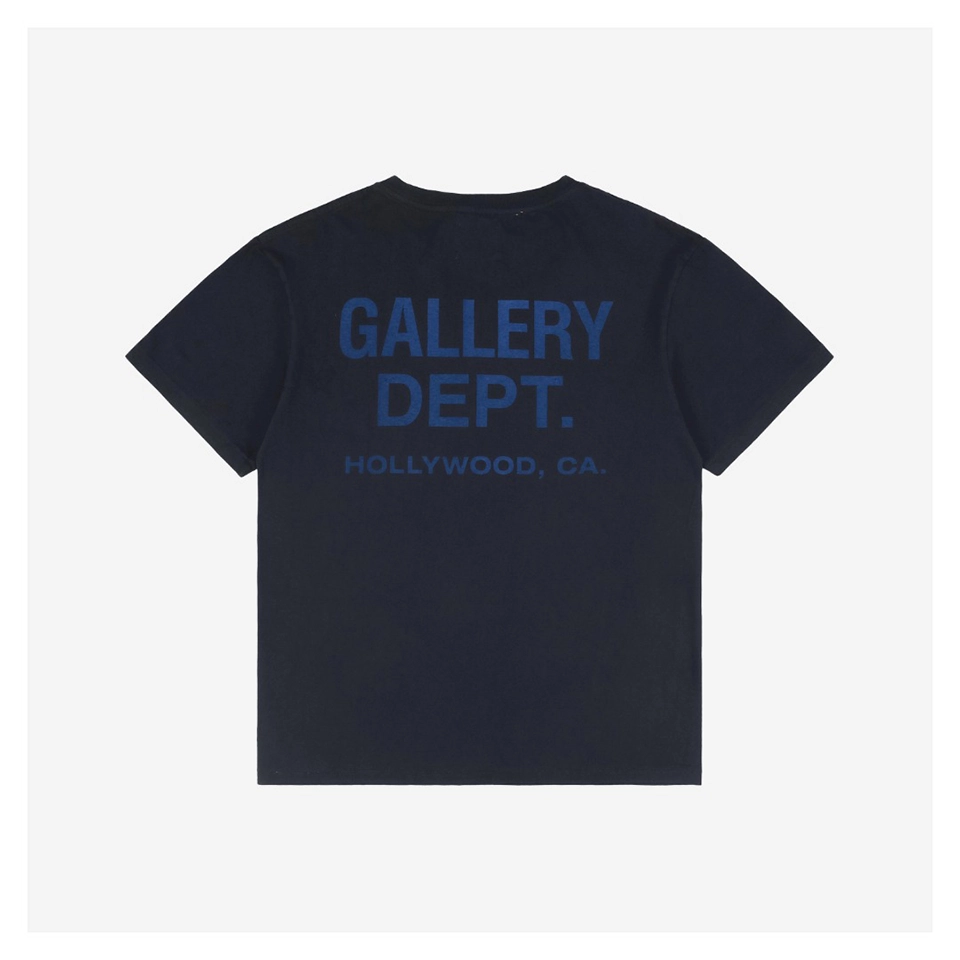 Gallery Dept Hollywood Exclusive Blue Letter Print T-Shirt5.jpeg