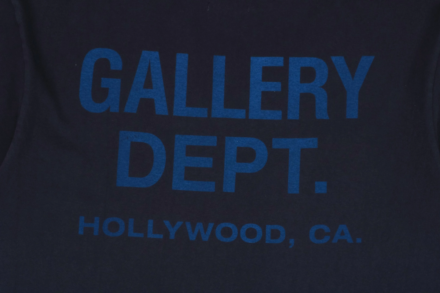 Gallery Dept Hollywood Exclusive Blue Letter Print T-Shirt6.jpeg