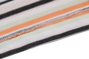 Gallery Dept Paint-Splatter Handwritten Letter Print Striped T-Shirt5.jpeg