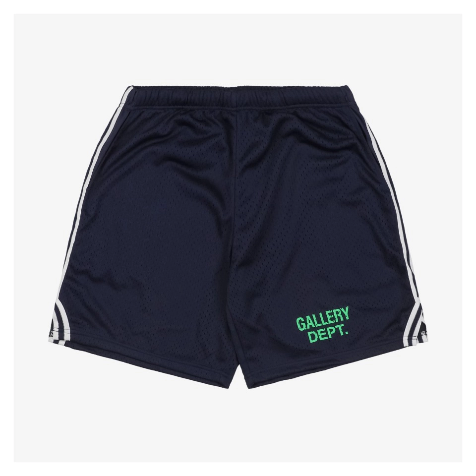 Gallery Dept Side-Taped Mesh Shorts with English Lettering