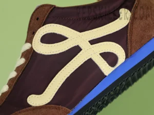 L Ballet Runner 2.0 in nylon and calfskin Brown10