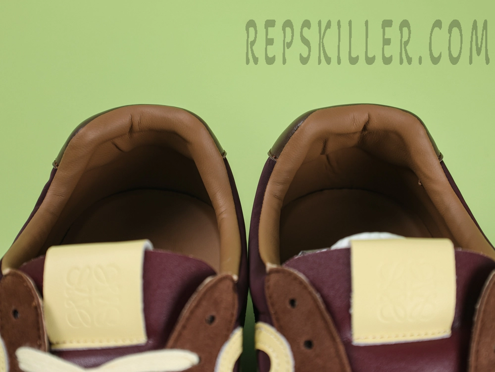 L Ballet Runner 2.0 in nylon and calfskin Brown12