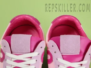 L Ballet Runner 2.0 in nylon and calfskin Pink12