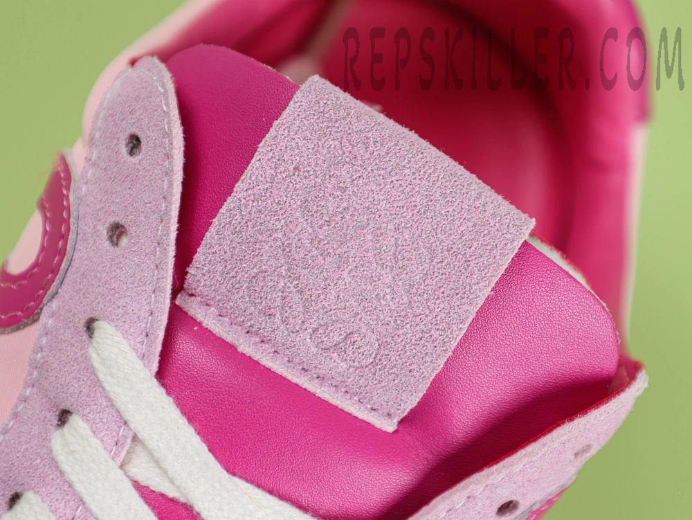 L Ballet Runner 2.0 in nylon and calfskin Pink9