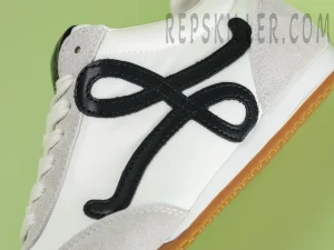 L Ballet Runner 2.0 in nylon and calfskin White10