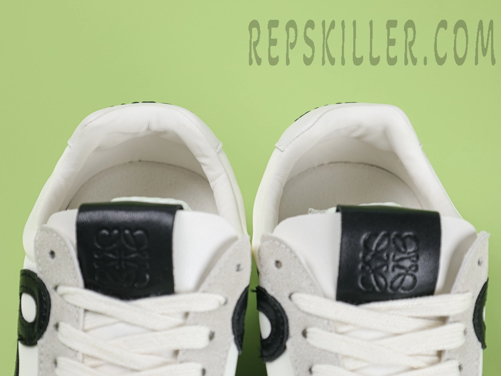 L Ballet Runner 2.0 in nylon and calfskin White12