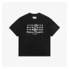 Maison Margiela “520” Number & Letter Print T-Shirt (Black/White)