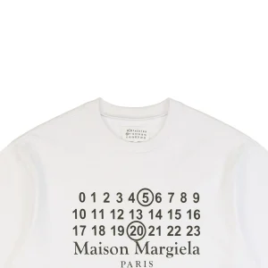 Maison Margiela 520 Number  Letter Print T-Shirt-11