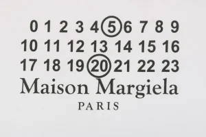Maison Margiela 520 Number  Letter Print T-Shirt-12