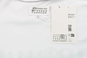 Maison Margiela 520 Number  Letter Print T-Shirt-13