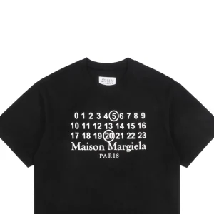 Maison Margiela 520 Number  Letter Print T-Shirt-2