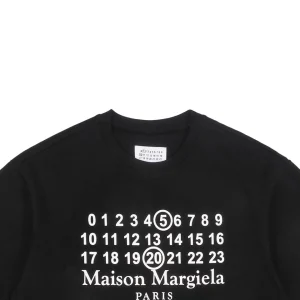 Maison Margiela 520 Number  Letter Print T-Shirt-3