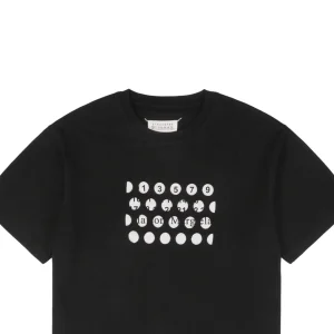 Maison Margiela Cut-Out Circle Number Print T-Shirt-2