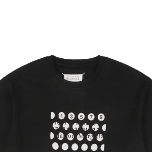 Maison Margiela Cut-Out Circle Number Print T-Shirt-3