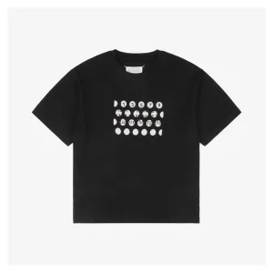Maison Margiela Cut-Out Circle Number Print T-Shirt