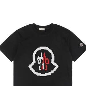 Mxxcler Pixel MK Large Logo Print T-Shirt11.jpeg