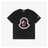 Mxxcler Pixel MK Large Logo Print T-Shirt Black