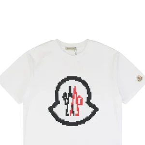 Mxxcler Pixel MK Large Logo Print T-Shirt3.jpeg