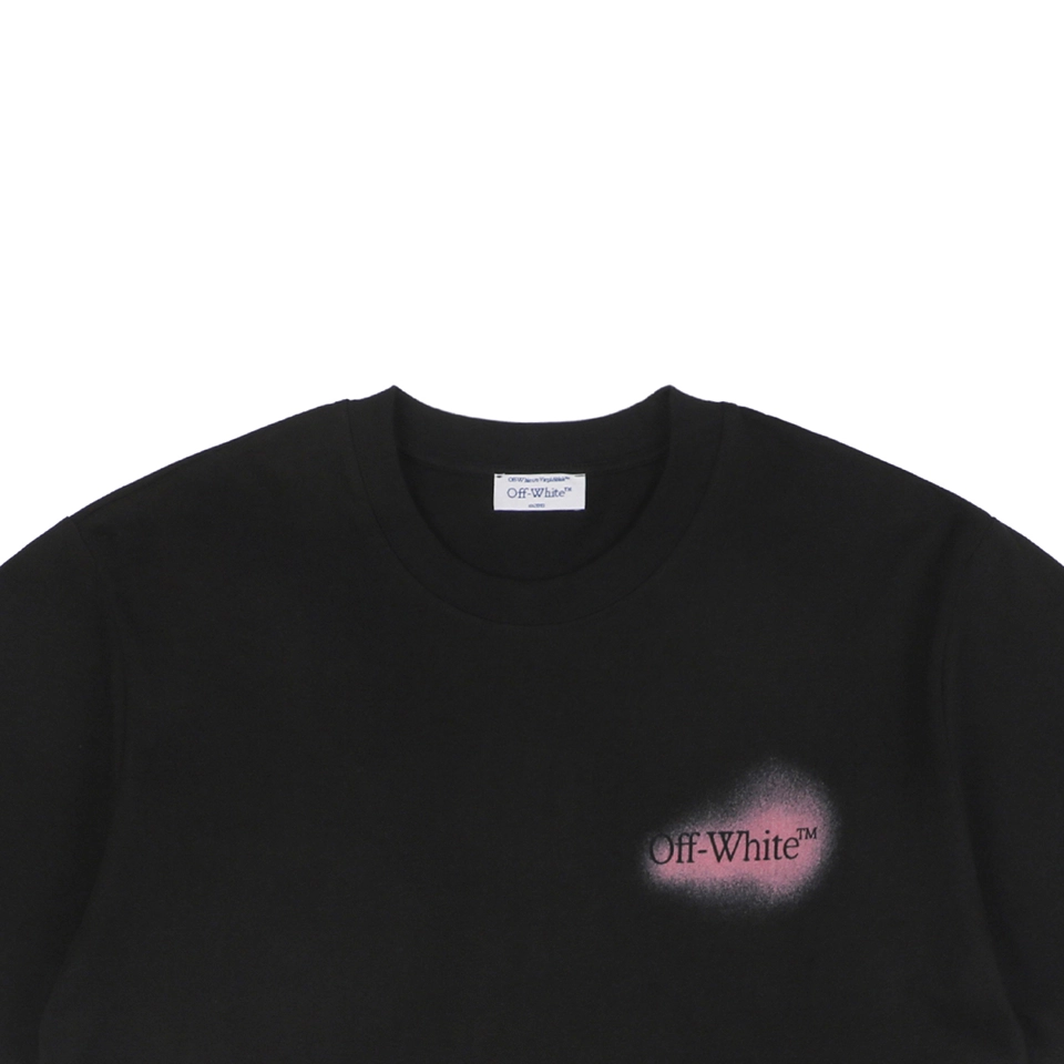 OFF WHITE CO VIRGIL Spray-Paint Arrow Graphic T-Shirt – Black:Pink2.jpeg