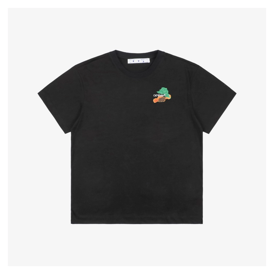 OFF-WHITE c/o VIRGIL Color Oil-Paint Arrow Print T-Shirt