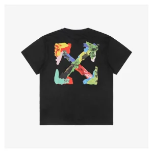 OFF-WHITE c:o VIRGIL Color Oil-Paint Arrow Print T-Shirt18.jpeg