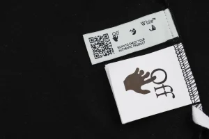Off White logo tag