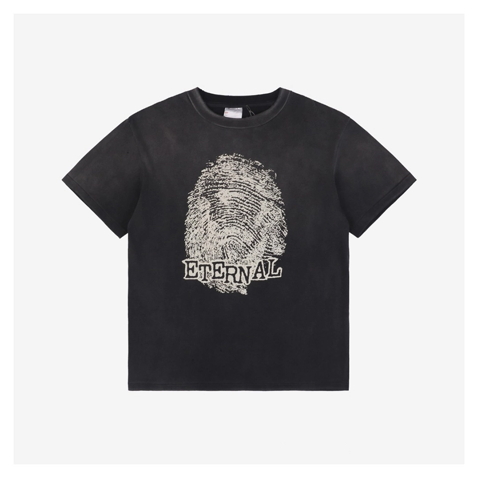 Saint Michael Fingerprint Print T-Shirt