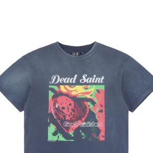 Saint Michael Gods Punishment Distressed & Destroyed Graphic T-Shirt-2