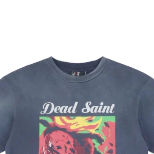 Saint Michael Gods Punishment Distressed & Destroyed Graphic T-Shirt-3