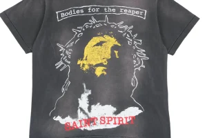 Saint Michael Jesus Hell & Angel Print T-Shirt1.jpeg