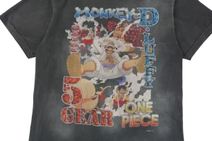 Saint Michael One Piece Graphic Print T-Shirt5.jpeg