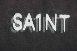 Saint Michael Phantom Saint Letter Print T-Shirt-4